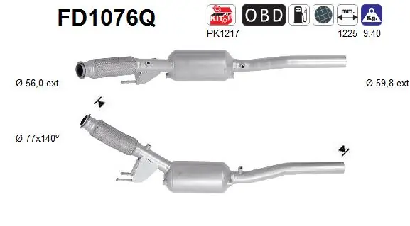 Soot/Particulate Filter, exhaust system