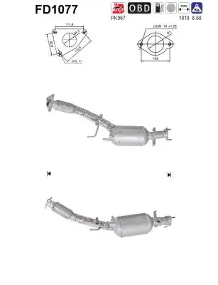 Soot/Particulate Filter, exhaust system