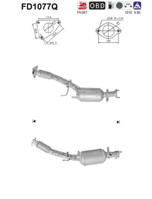 Soot/Particulate Filter, exhaust system