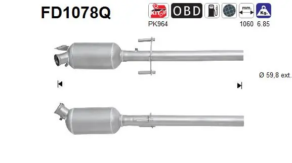Soot/Particulate Filter, exhaust system