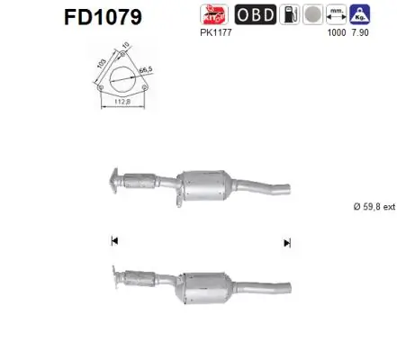 Soot/Particulate Filter, exhaust system