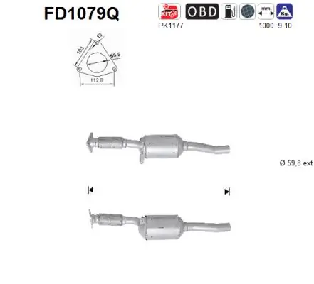 Soot/Particulate Filter, exhaust system