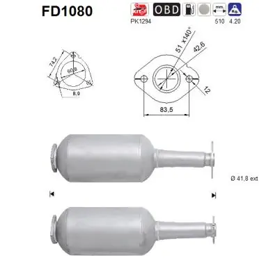Soot/Particulate Filter, exhaust system