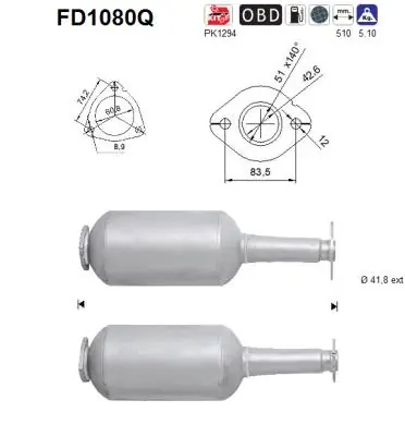 Soot/Particulate Filter, exhaust system