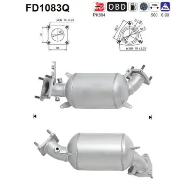 Soot/Particulate Filter, exhaust system