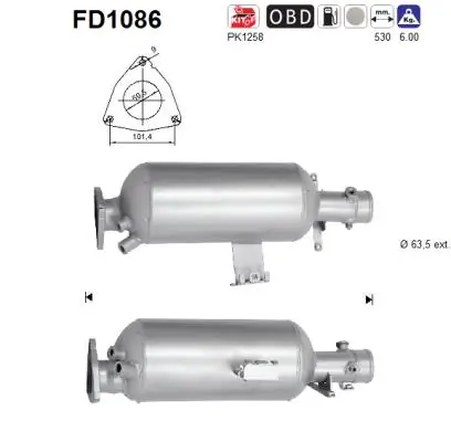 Soot/Particulate Filter, exhaust system