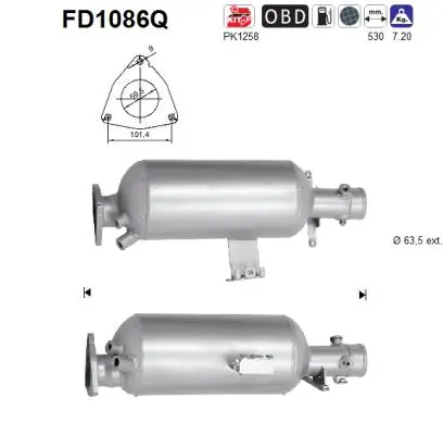 Soot/Particulate Filter, exhaust system