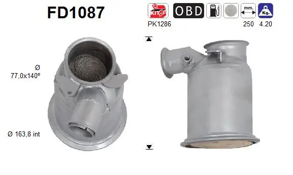Soot/Particulate Filter, exhaust system