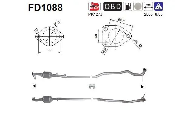 Soot/Particulate Filter, exhaust system