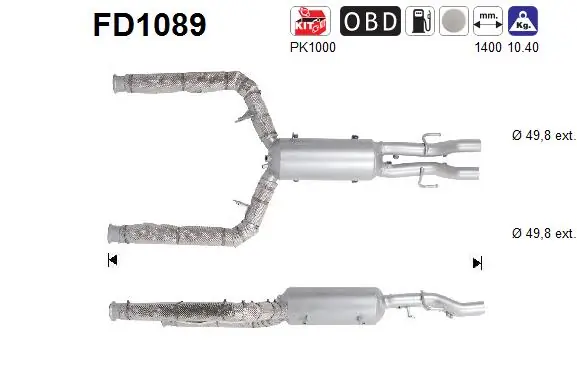 Soot/Particulate Filter, exhaust system