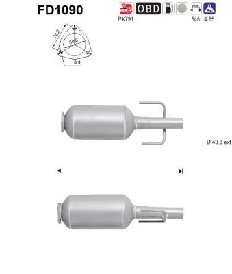 Soot/Particulate Filter, exhaust system