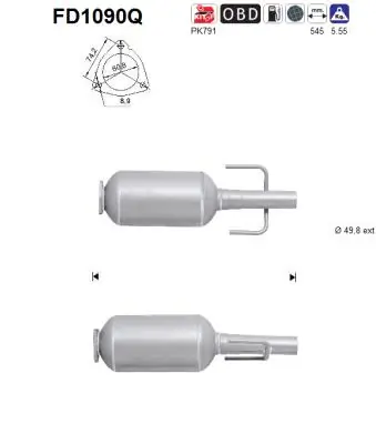 Soot/Particulate Filter, exhaust system