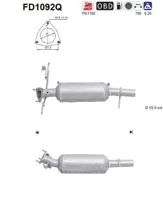 Soot/Particulate Filter, exhaust system