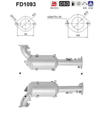 Soot/Particulate Filter, exhaust system