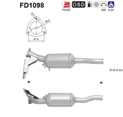 Soot/Particulate Filter, exhaust system