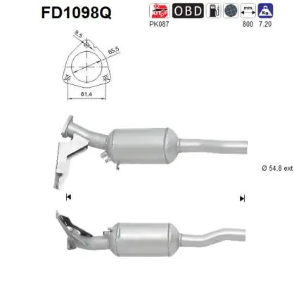 Soot/Particulate Filter, exhaust system