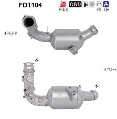 Soot/Particulate Filter, exhaust system