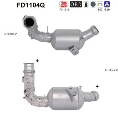 Soot/Particulate Filter, exhaust system