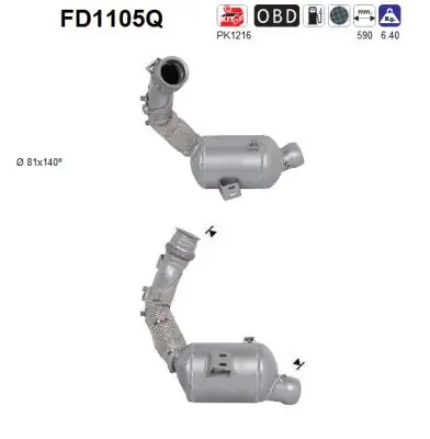 Soot/Particulate Filter, exhaust system