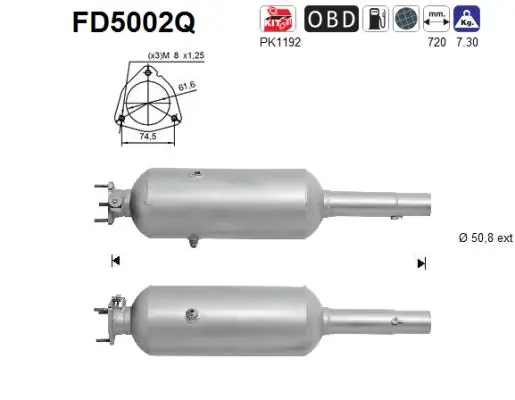 Soot/Particulate Filter, exhaust system