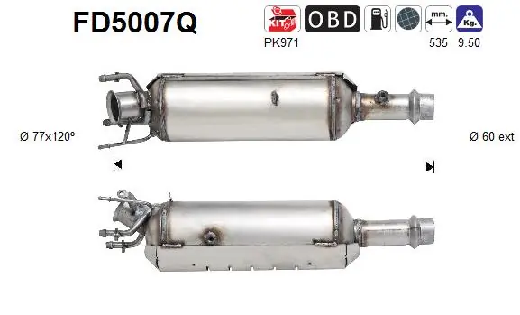 Soot/Particulate Filter, exhaust system