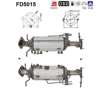Soot/Particulate Filter, exhaust system