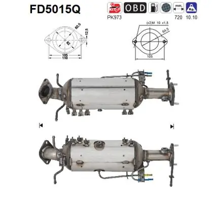 Soot/Particulate Filter, exhaust system