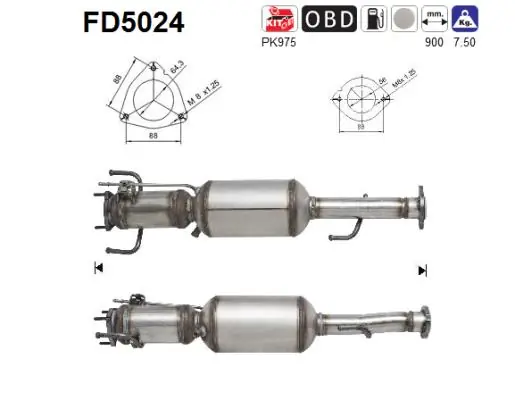 Soot/Particulate Filter, exhaust system