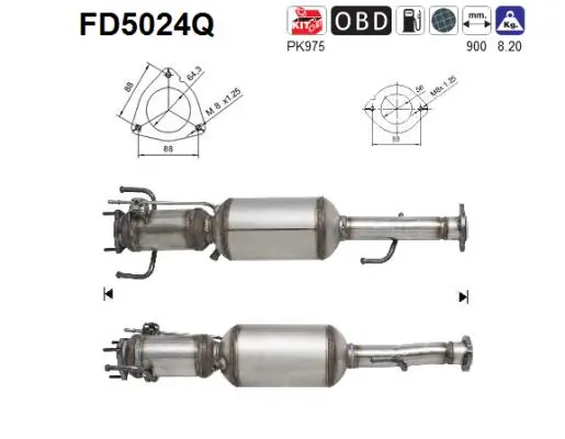 Soot/Particulate Filter, exhaust system