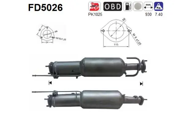 Soot/Particulate Filter, exhaust system