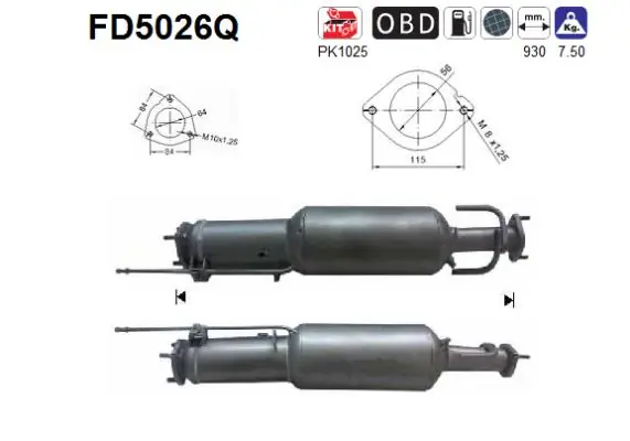 Soot/Particulate Filter, exhaust system