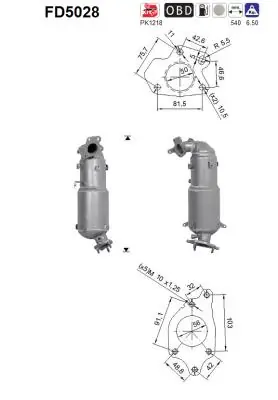 Soot/Particulate Filter, exhaust system