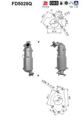 Soot/Particulate Filter, exhaust system