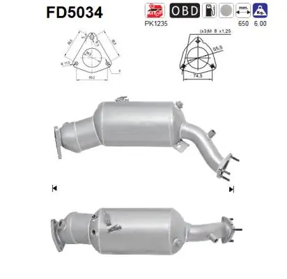 Soot/Particulate Filter, exhaust system