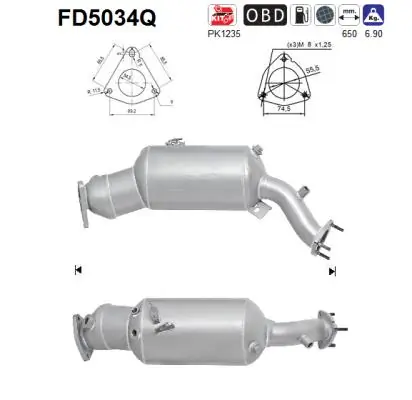 Soot/Particulate Filter, exhaust system