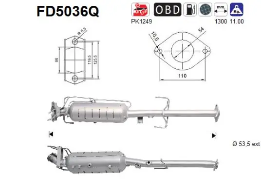 Soot/Particulate Filter, exhaust system