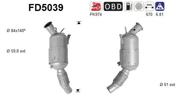 Soot/Particulate Filter, exhaust system