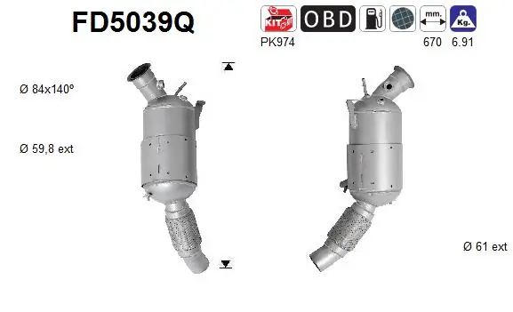Soot/Particulate Filter, exhaust system