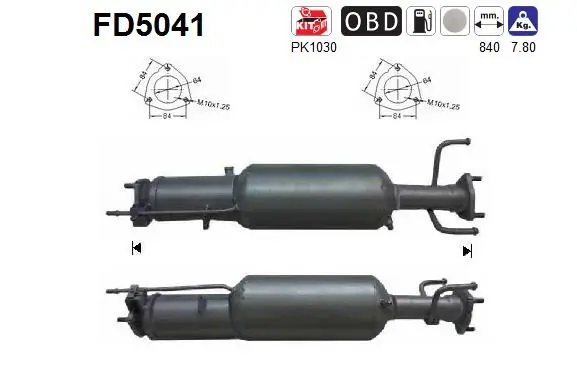 Soot/Particulate Filter, exhaust system