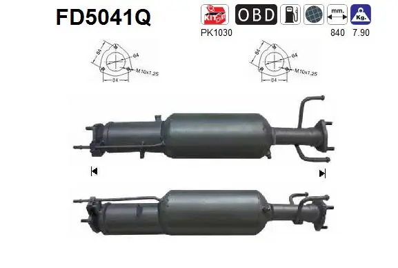 Soot/Particulate Filter, exhaust system