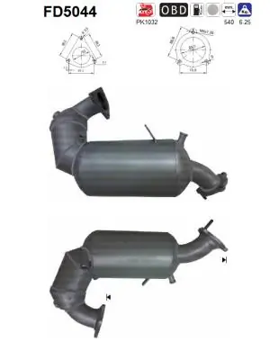 Soot/Particulate Filter, exhaust system