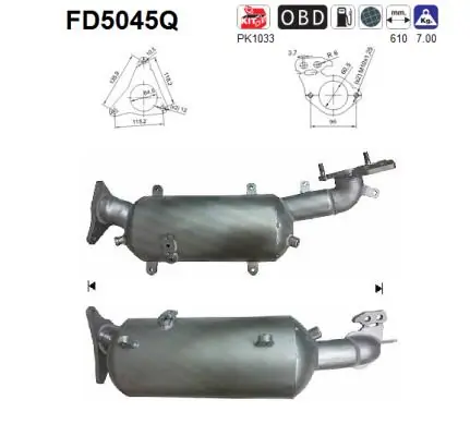 Soot/Particulate Filter, exhaust system