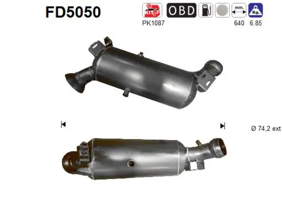 Soot/Particulate Filter, exhaust system