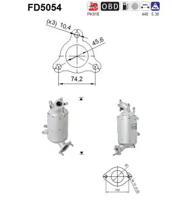 Soot/Particulate Filter, exhaust system