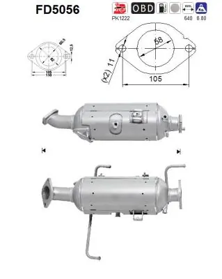 Soot/Particulate Filter, exhaust system