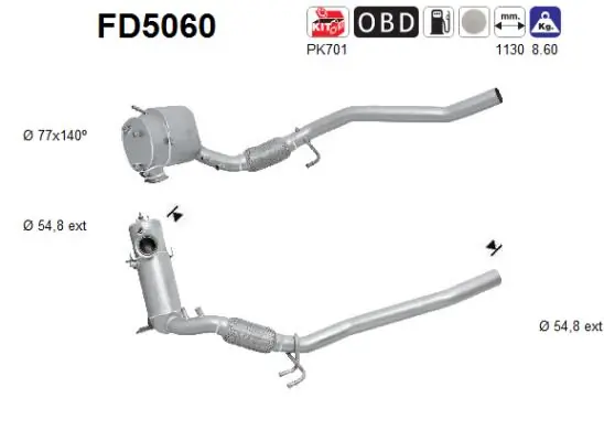Soot/Particulate Filter, exhaust system