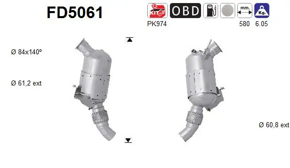 Soot/Particulate Filter, exhaust system