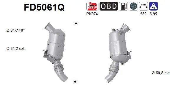 Soot/Particulate Filter, exhaust system