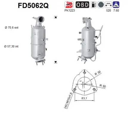 Soot/Particulate Filter, exhaust system