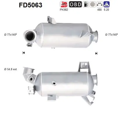 Soot/Particulate Filter, exhaust system
